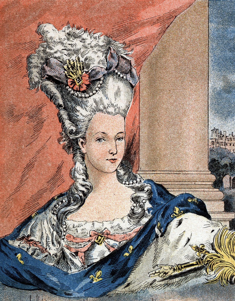 Ritratto di Maria Antonietta di Lorena Asburgo, Regina di Francia (1755-1793) da Camille Gilbert