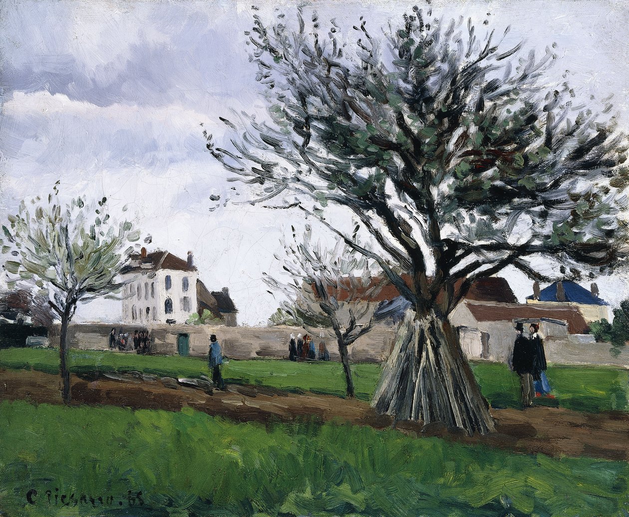 Meli a Pontoise da Camille Jacob Pissarro