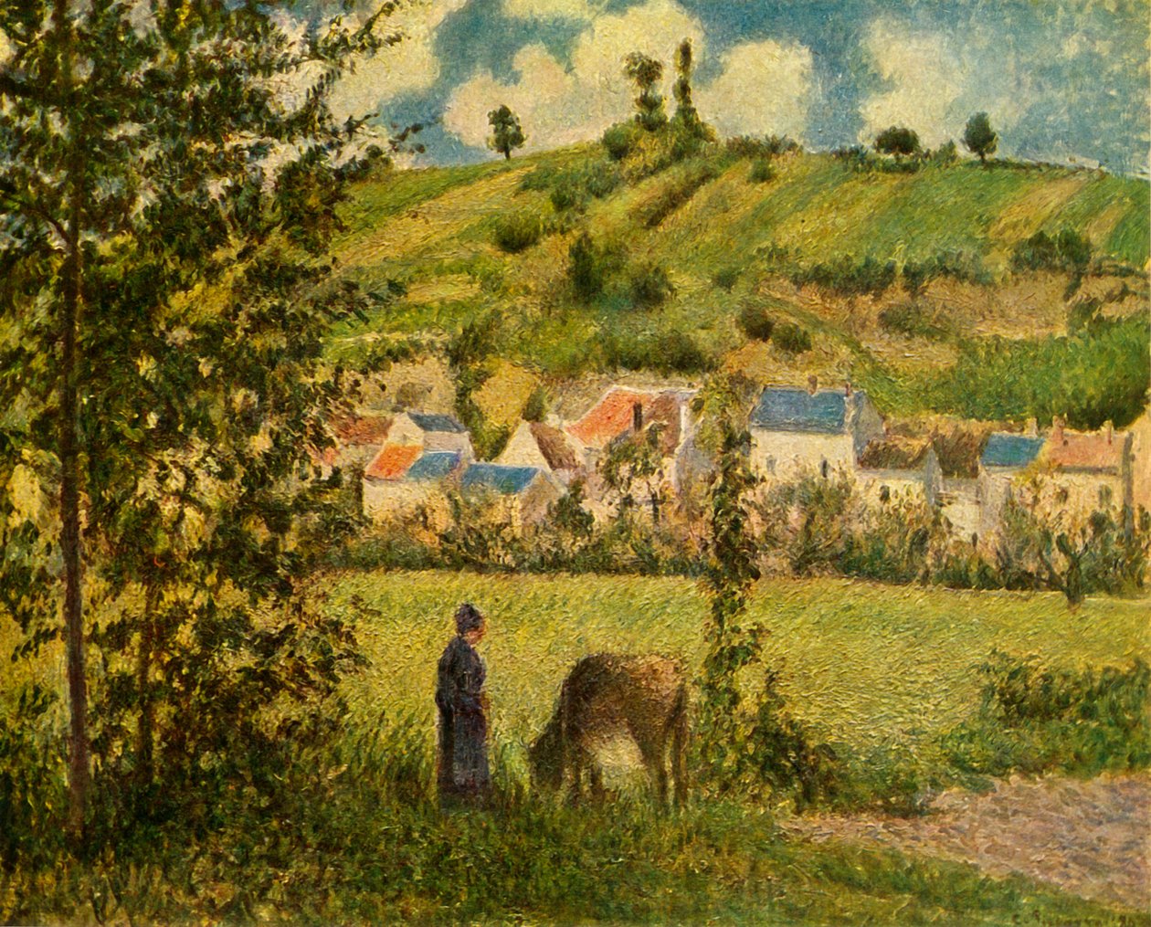 Chaponval, 1880, 1939 da Camille Jacob Pissarro