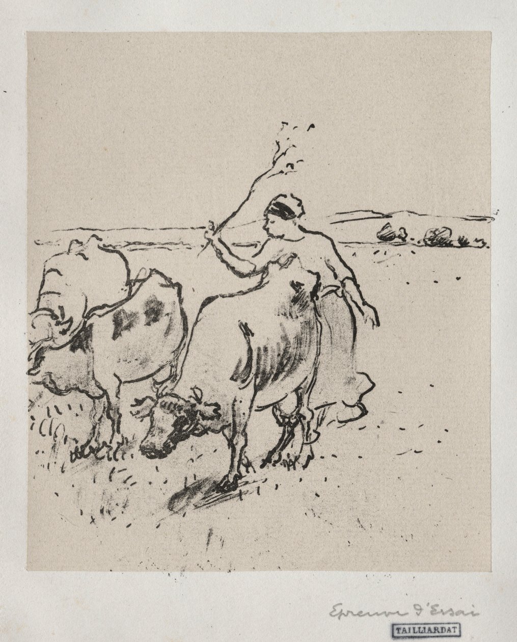 Mandriano da Camille Jacob Pissarro