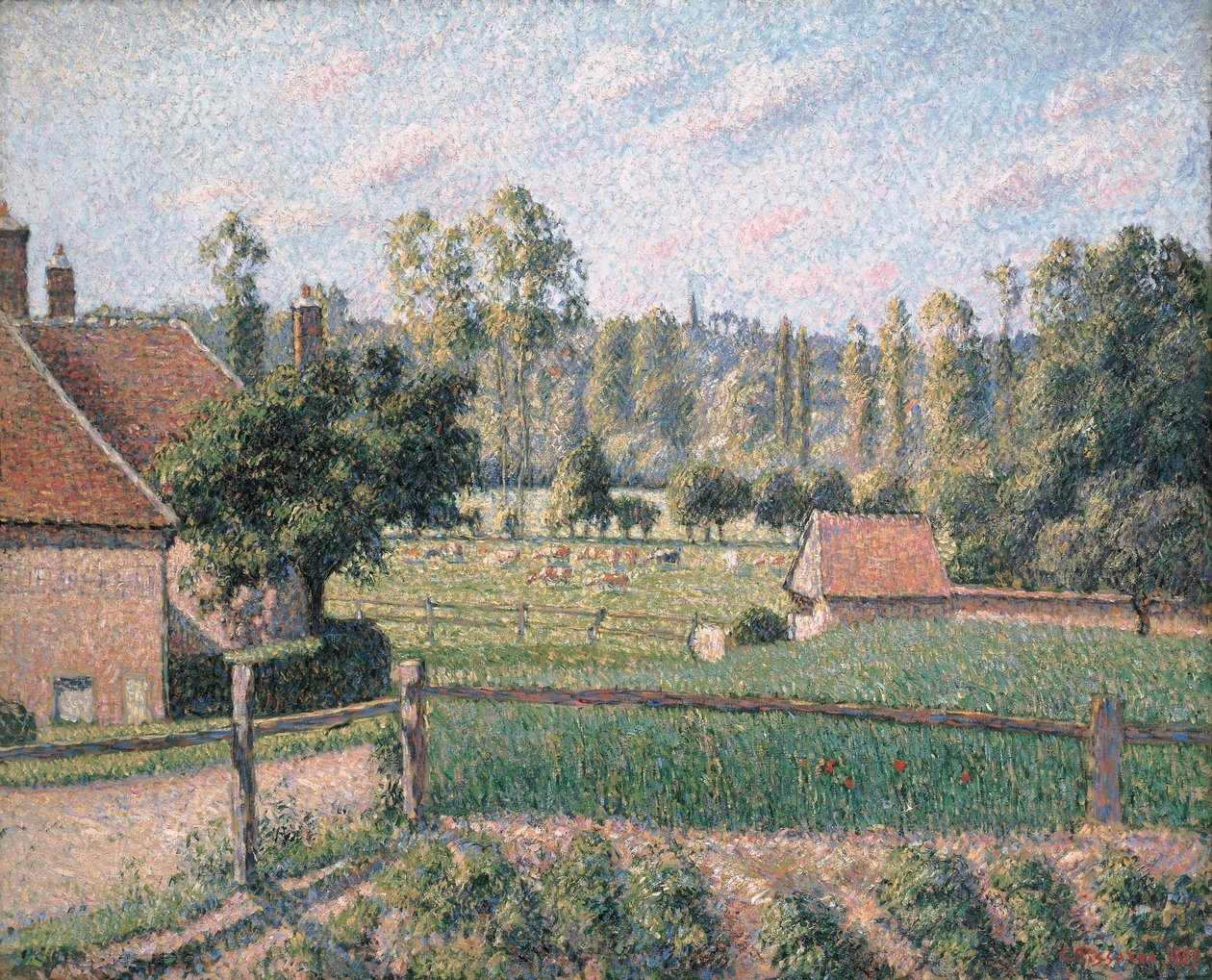 Prateria a Eragny, 1889 da Camille Jacob Pissarro