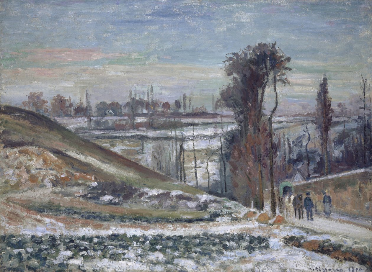 Paesaggio Nevoso vicino a l