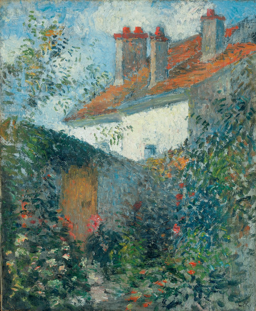 Studio a Pontoise, c.1878 da Camille Jacob Pissarro