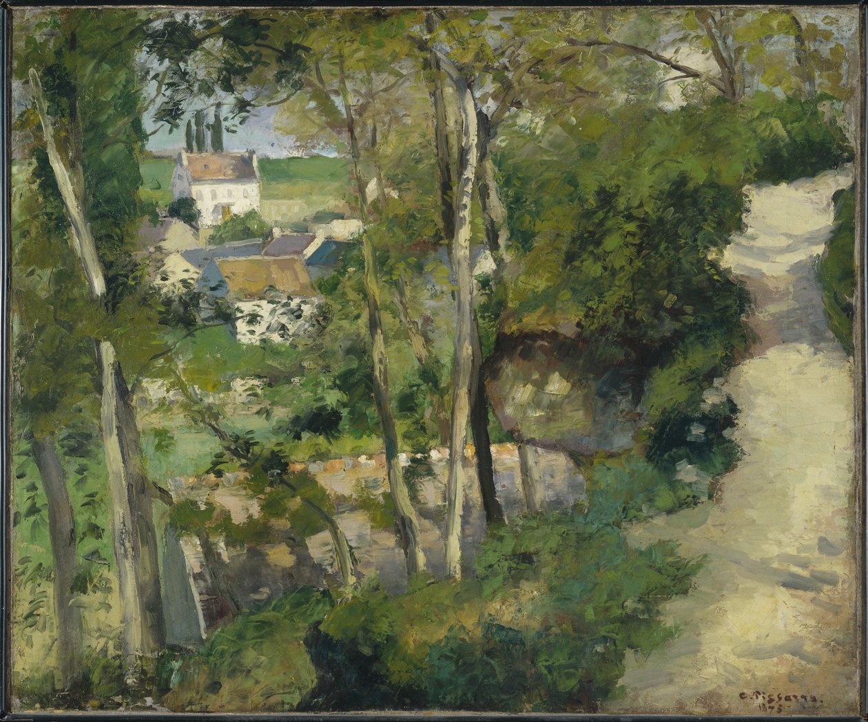 La salita, Rue de la Cote-du-Jalet, Pontoise da Camille Jacob Pissarro
