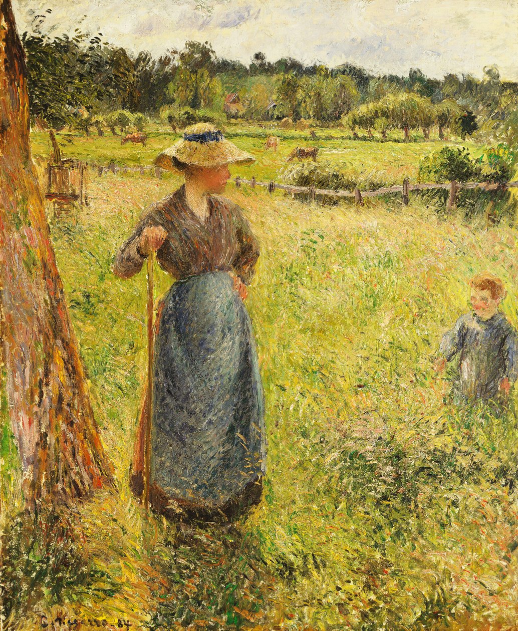 Il fienaiolo da Camille Jacob Pissarro