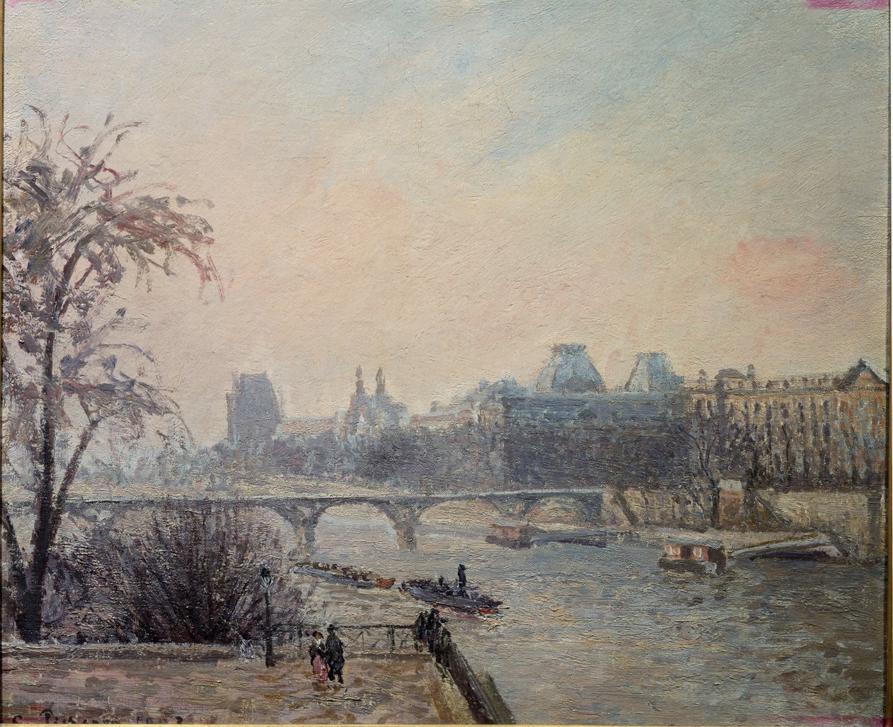 La Senna e il Louvre da Camille Jacob Pissarro