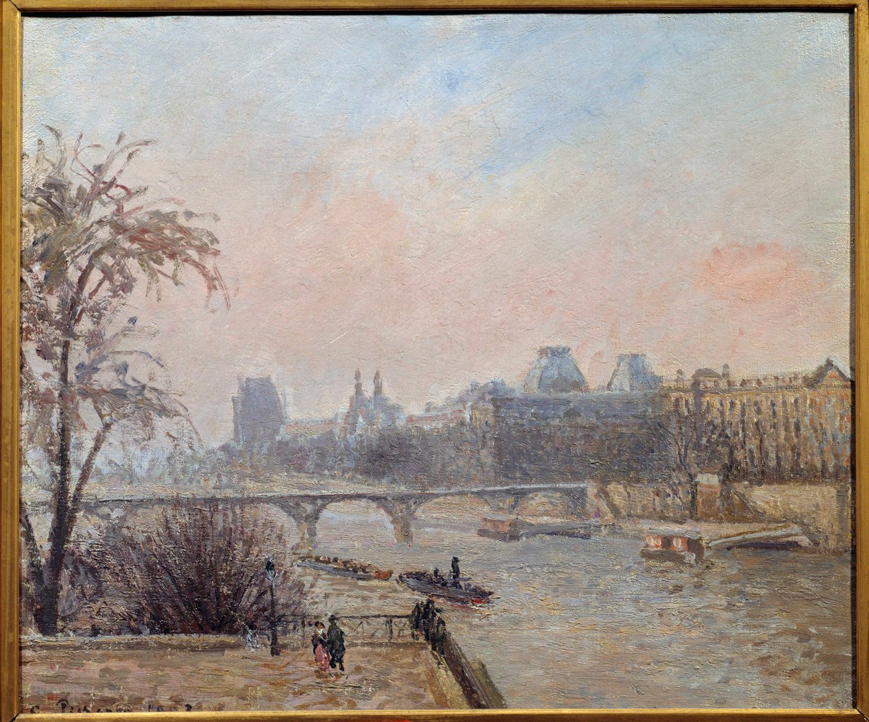 La Senna e il Louvre nel 1903 da Camille Jacob Pissarro