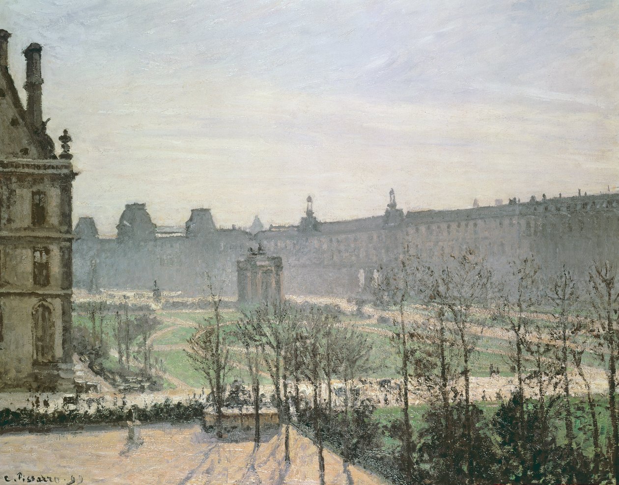 Le Tuileries, 1899 da Camille Jacob Pissarro