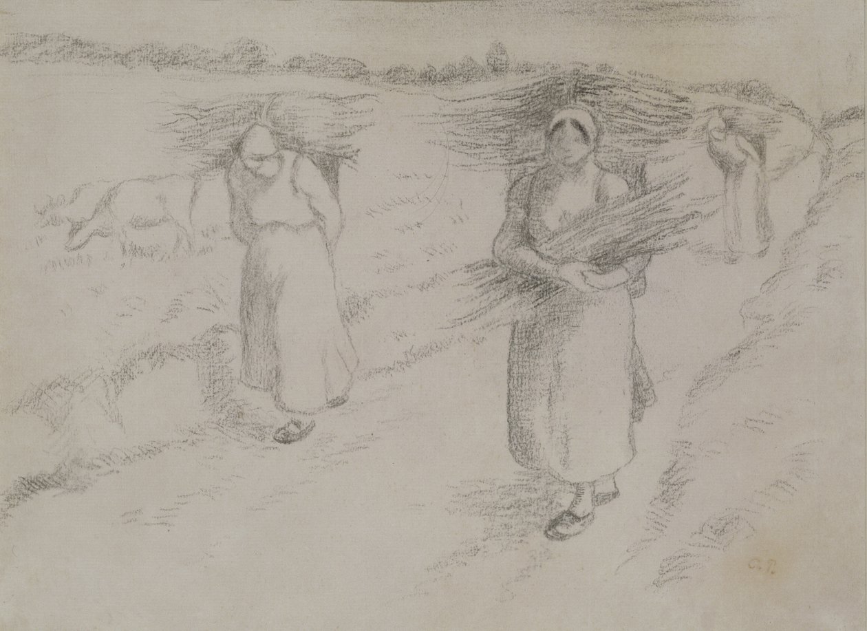 I raccoglitori di rami, c.1896 da Camille Jacob Pissarro