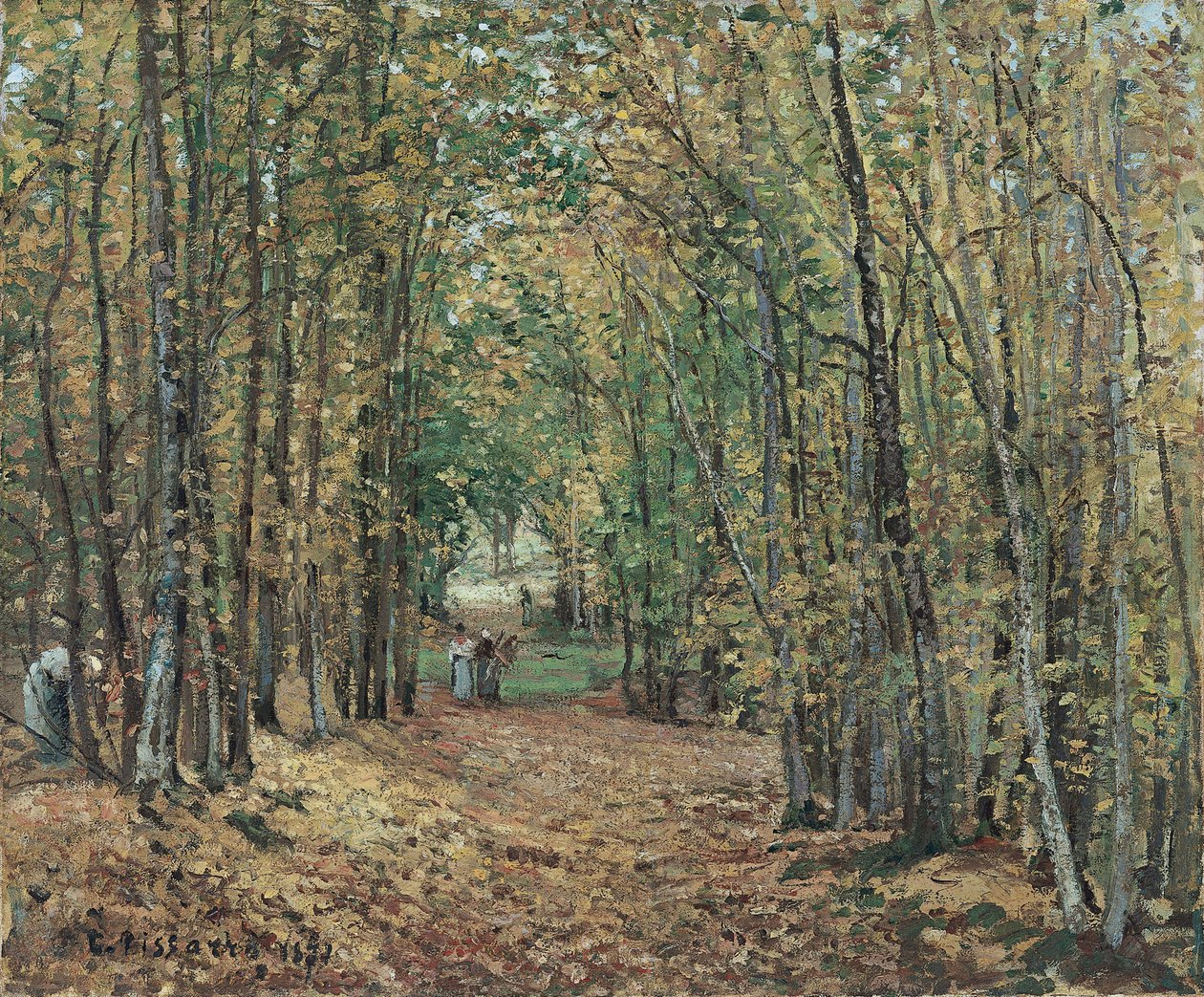 Viale del Parco di Marly da Camille Pissarro