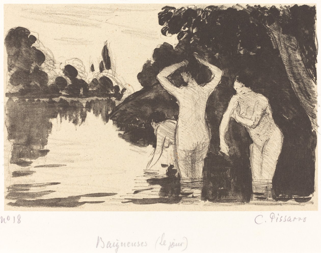 Bagnanti da Camille Pissarro