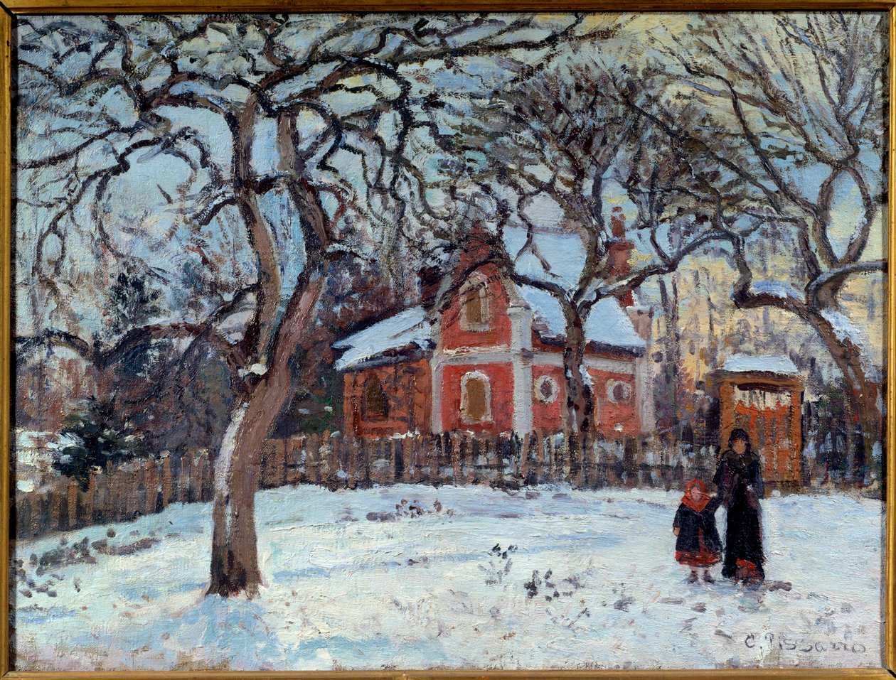Castagno e Louveciennes da Camille Jacob Pissarro