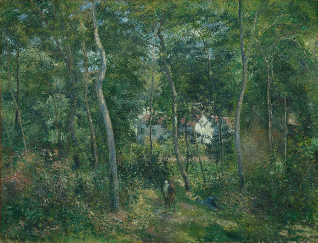 Ai margini del bosco vicino a L