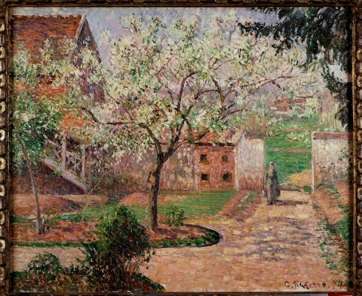 Giardino a Eragny da Camille Jacob Pissarro
