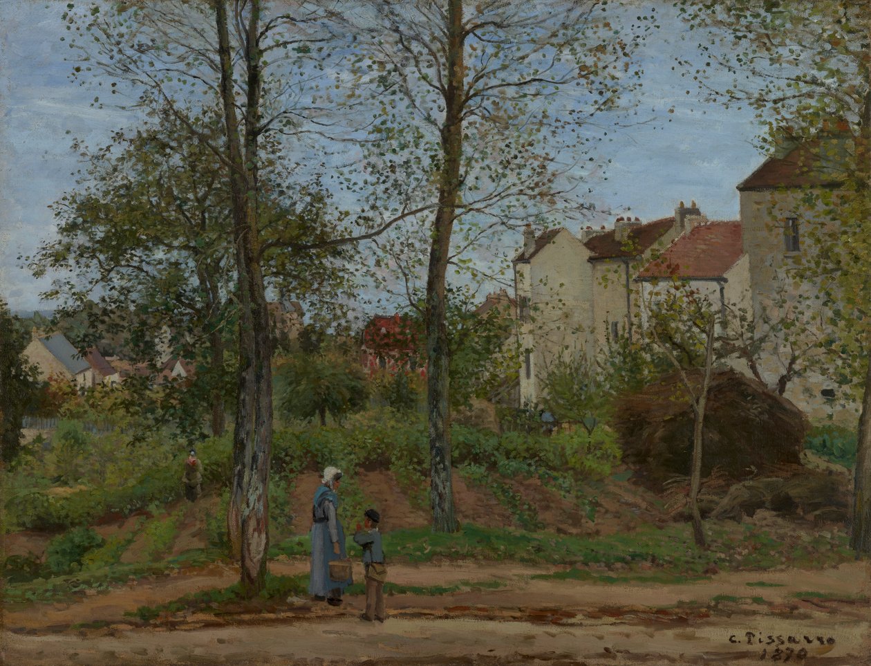 Case a Bougival da Camille Jacob Pissarro