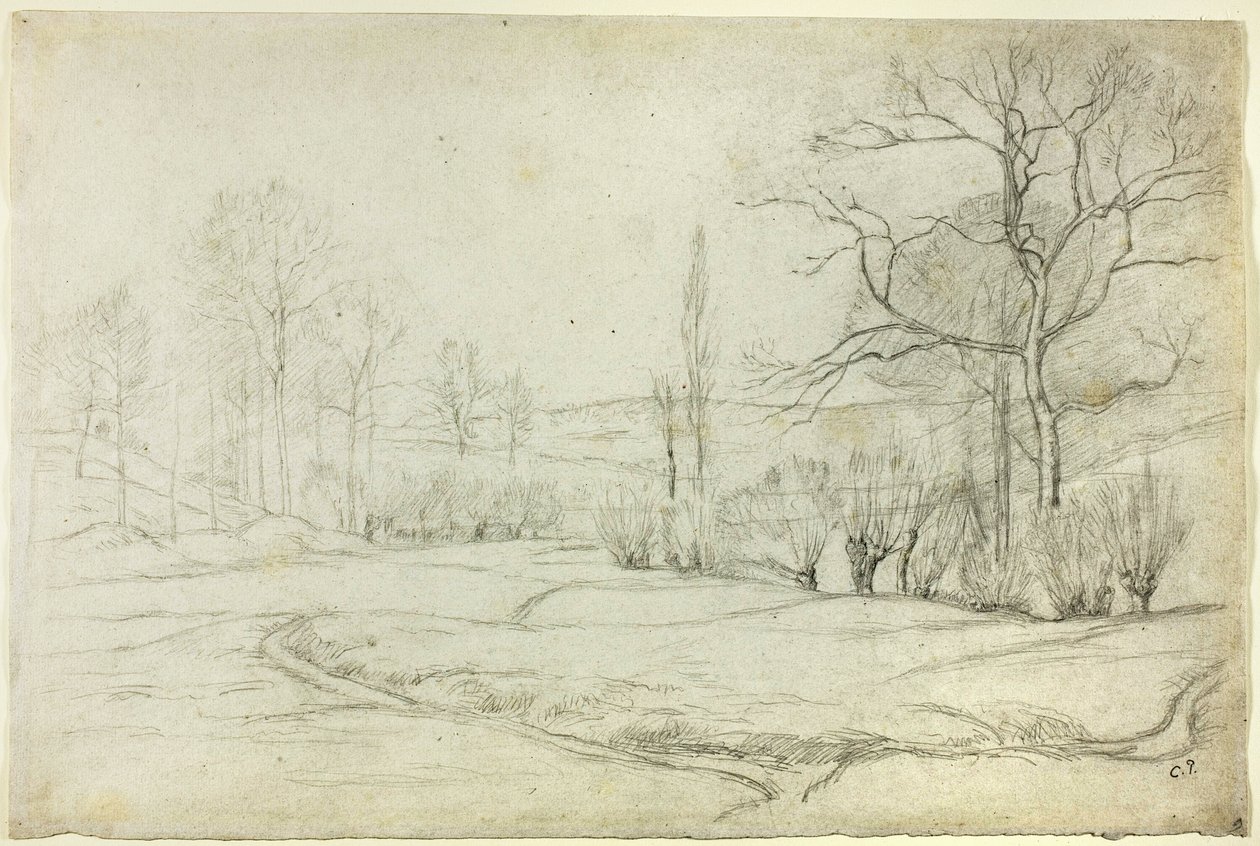 Paesaggio a Montfoucault da Camille Pissarro