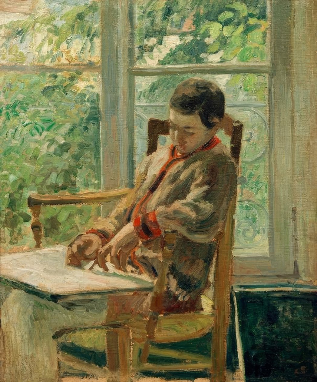 Lucien Pissarro nella sua stanza da Camille Jacob Pissarro