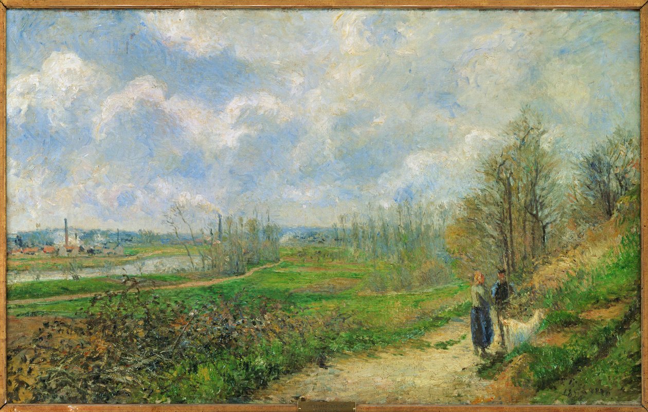 Serre du chou, vicino a Pontoise (olio su tela) da Camille Pissarro