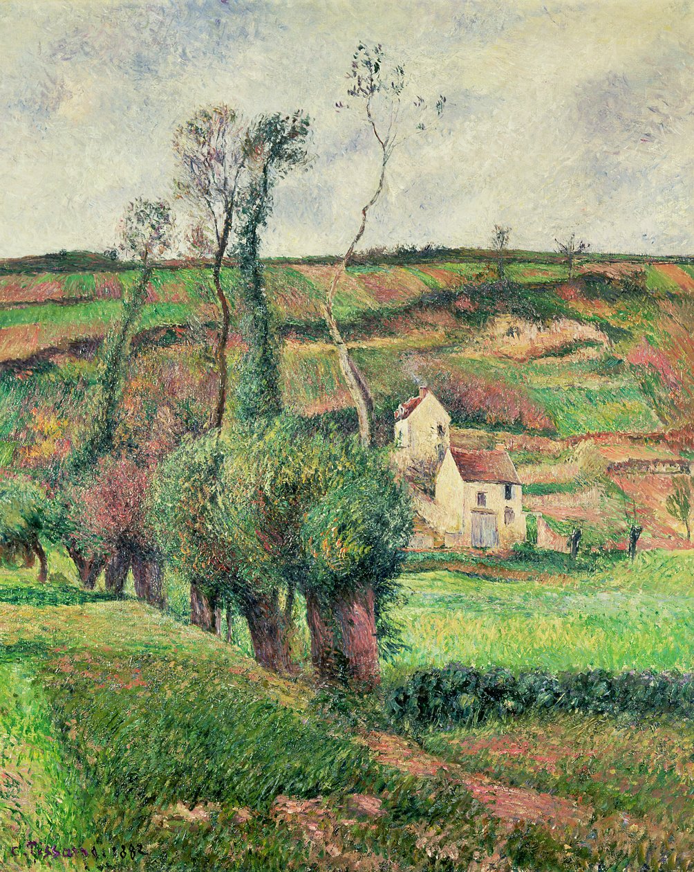 Le Pendenze del Cavolo, Pontoise da Camille Jacob Pissarro