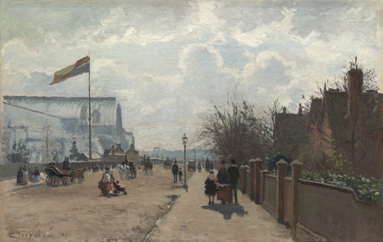 Il Crystal Palace, 1871 da Camille Pissarro