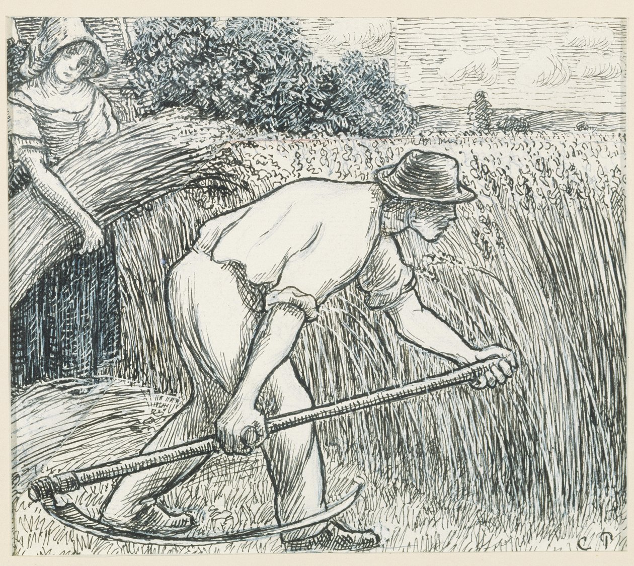 Il raccolto da Camille Jacob Pissarro