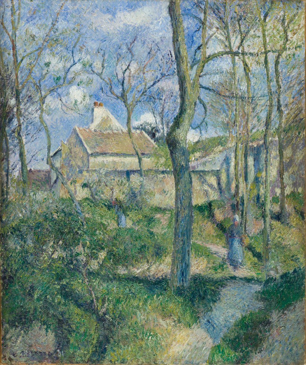 Il sentiero per Les Pouilleux, Pontoise da Camille Jacob Pissarro