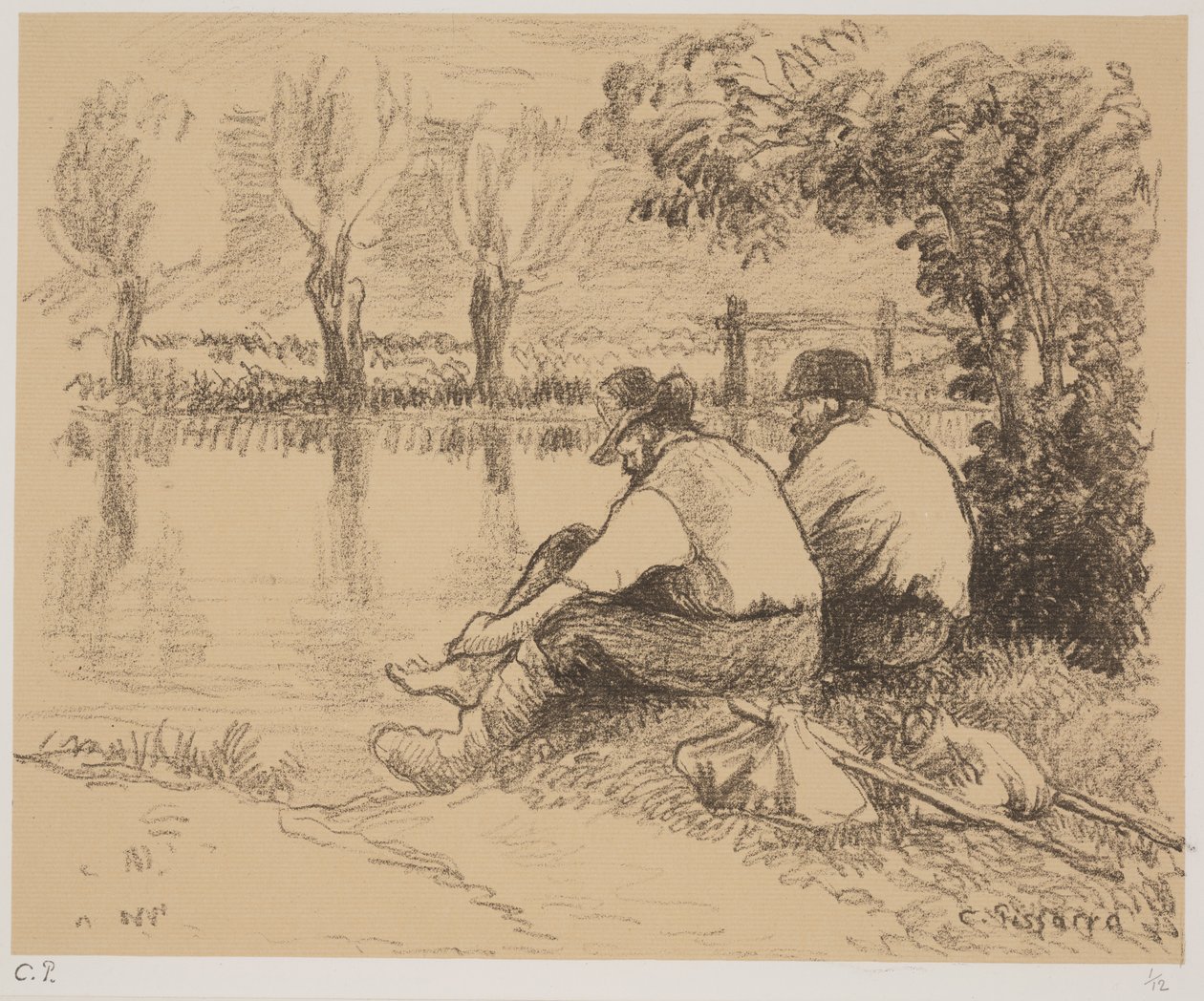 I vagabondi da Camille Jacob Pissarro