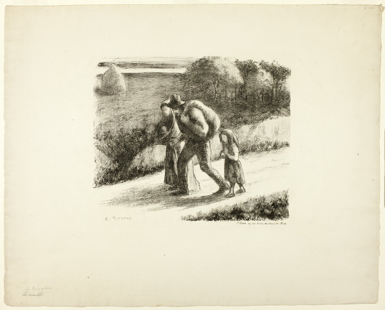 I vagabondi da Camille Pissarro