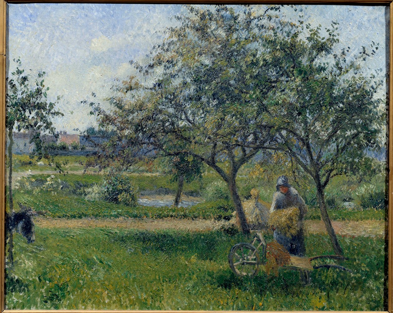 La carriola, frutteto da Camille Jacob Pissarro