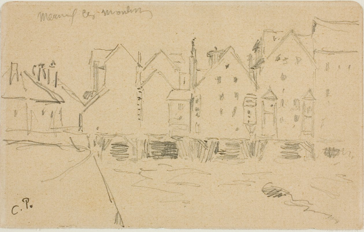 Mulini ad acqua a Meaux da Camille Pissarro