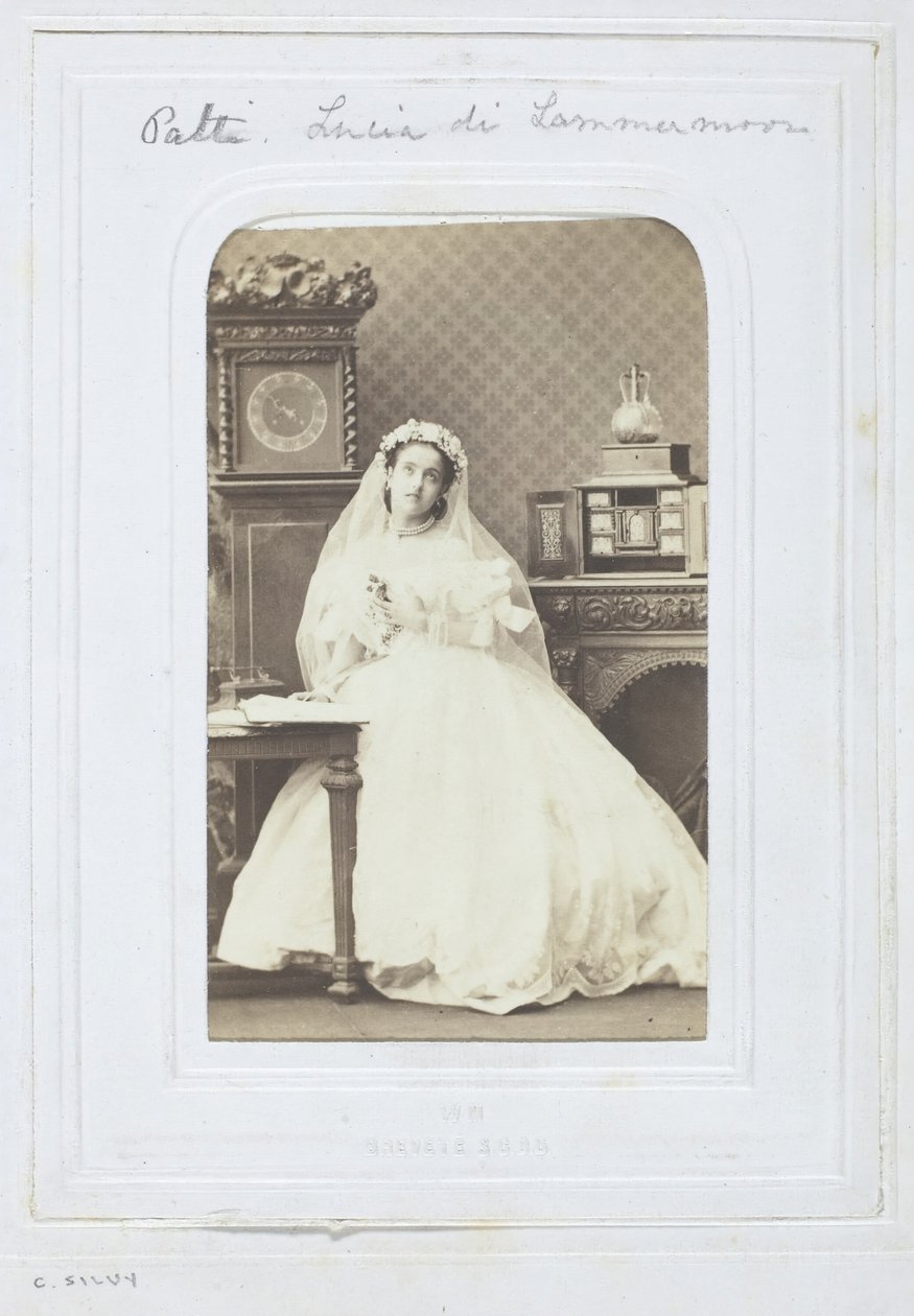 Adelina Patti, 1860-69 da Camille Silvy
