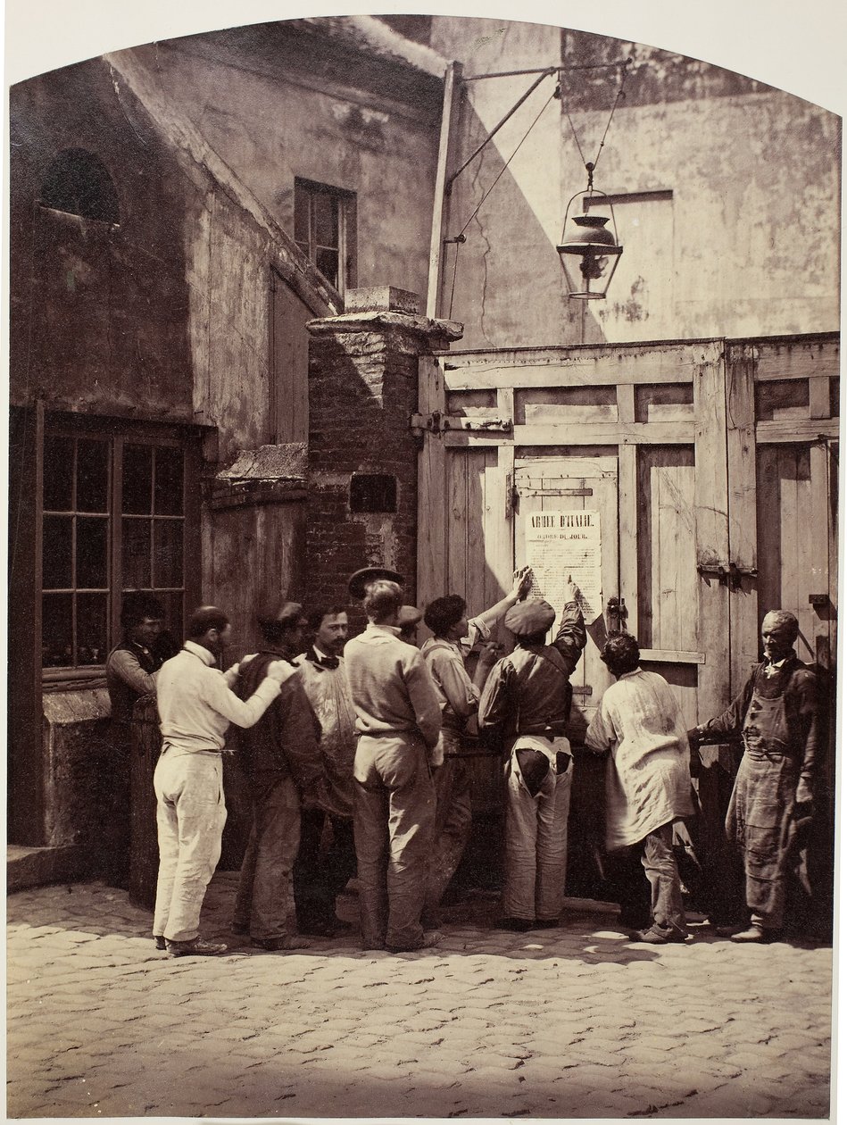 Gli Ordini del Giorno, maggio 1859 da Camille Silvy