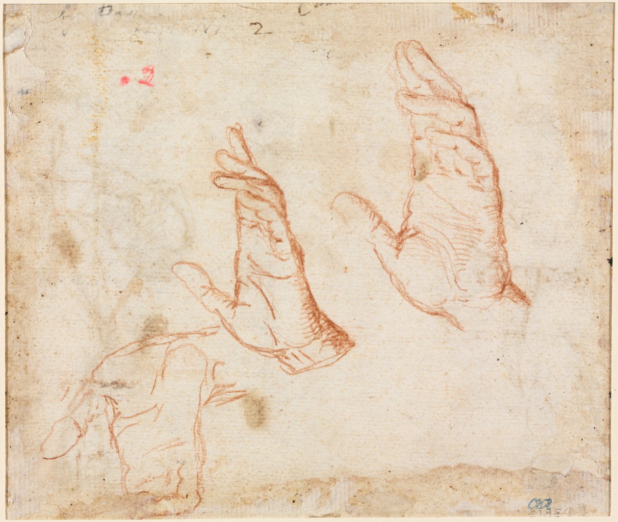 Studio di Mani verso, c. 1590 da Camillo Procaccini