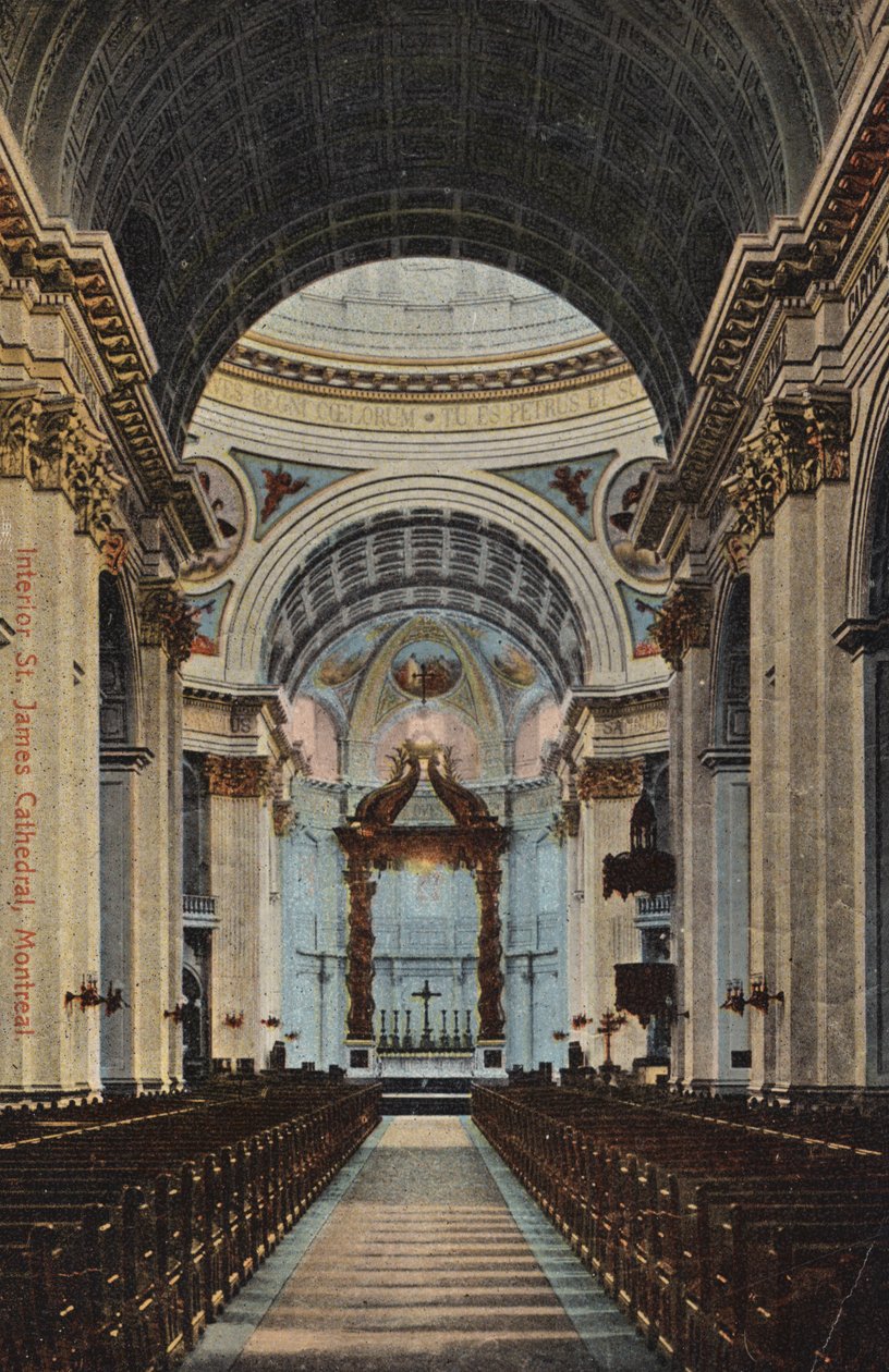 Interno della Cattedrale di San Giacomo, Montreal, Canada (foto) da Canadian Photographer