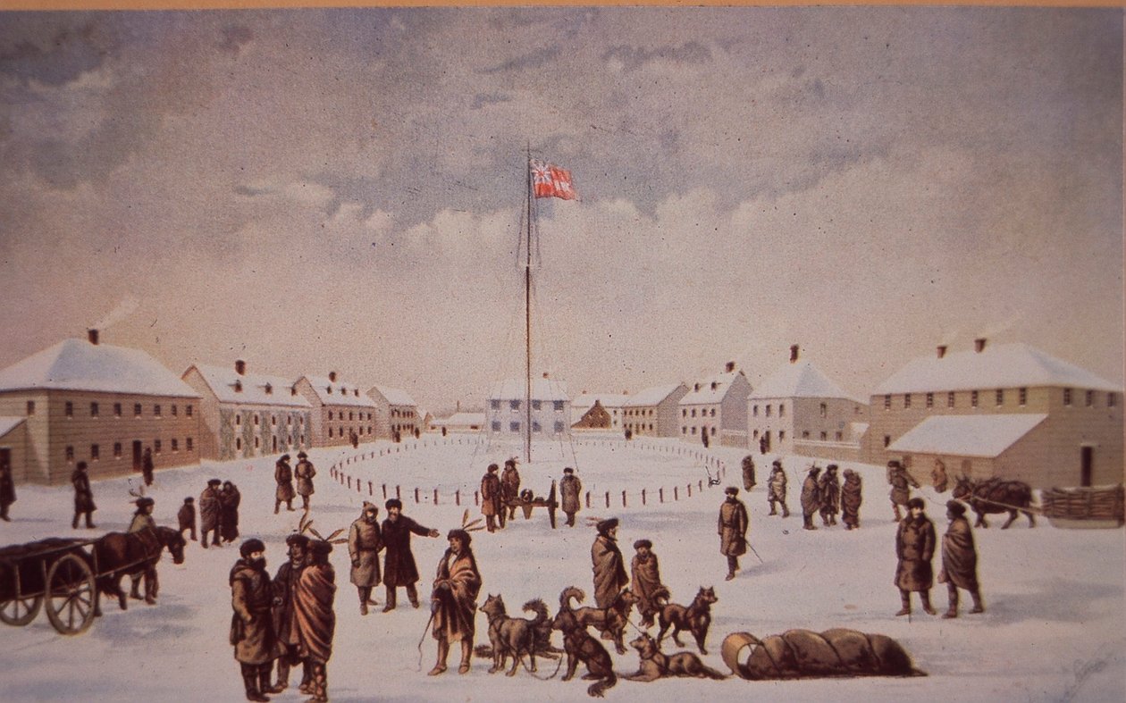 Ribellione di Riel in Canada, Fort Garry catturato da Riel nel 1869 da Canadian School