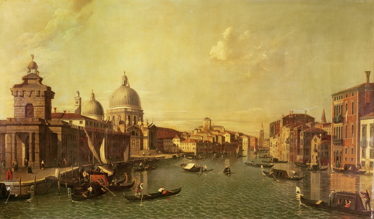 La Chiesa della Salute e il Canal Grande da Giovanni Antonio Canal