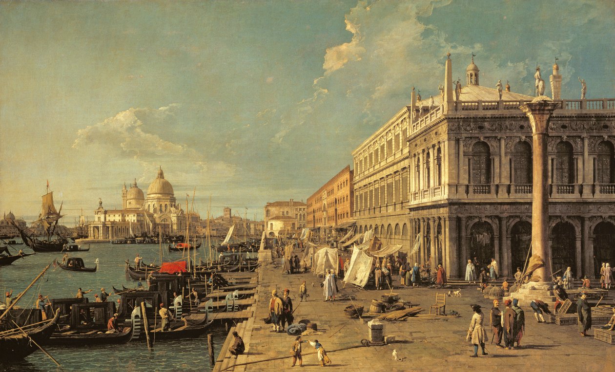 Il Molo e la Zecca, Venezia da Giovanni Antonio Canal