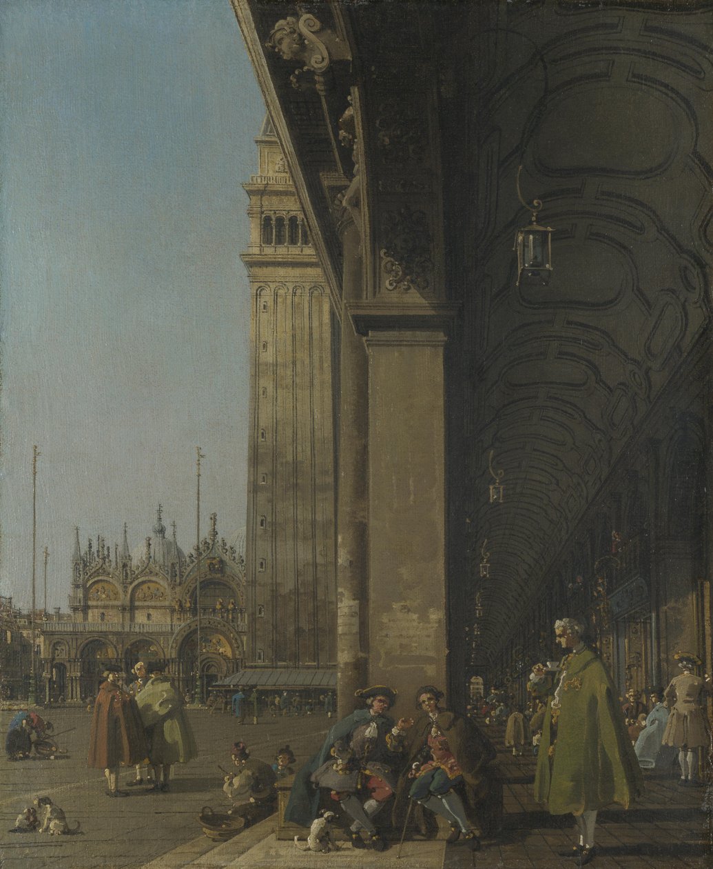 Venezia, Piazza San Marco e la Colonnata delle Procuratie Nuove da Giovanni Antonio Canal