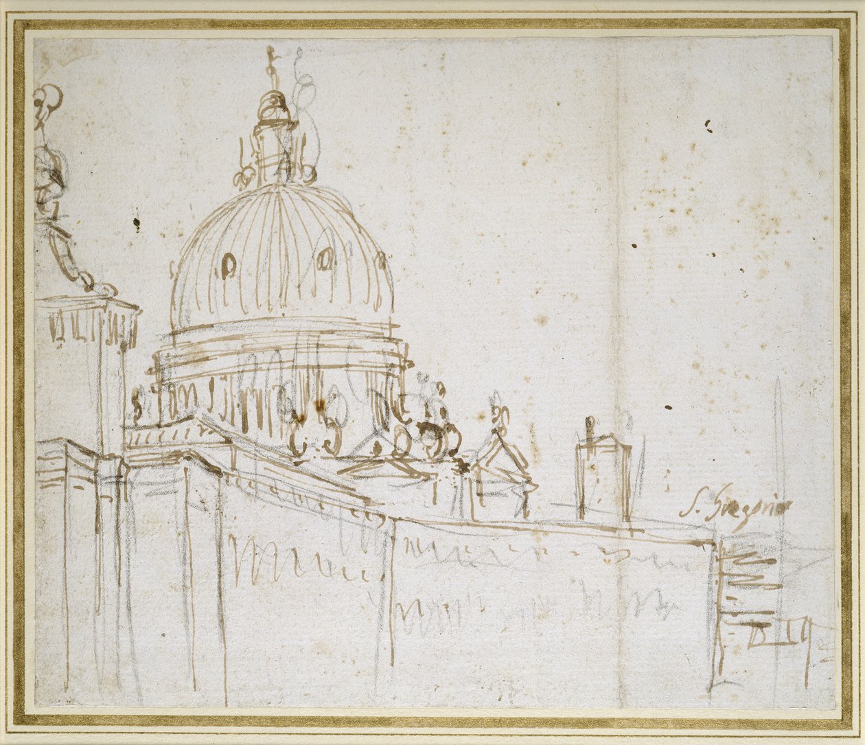 Venezia: La Dogana di Mare e S. Maria della Salute da Giovanni Antonio Canal