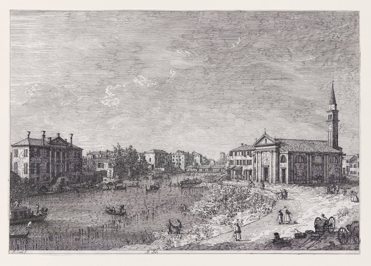 Al Dolo, dalla serie Vedute da Canaletto (Giovanni Antonio Canal)