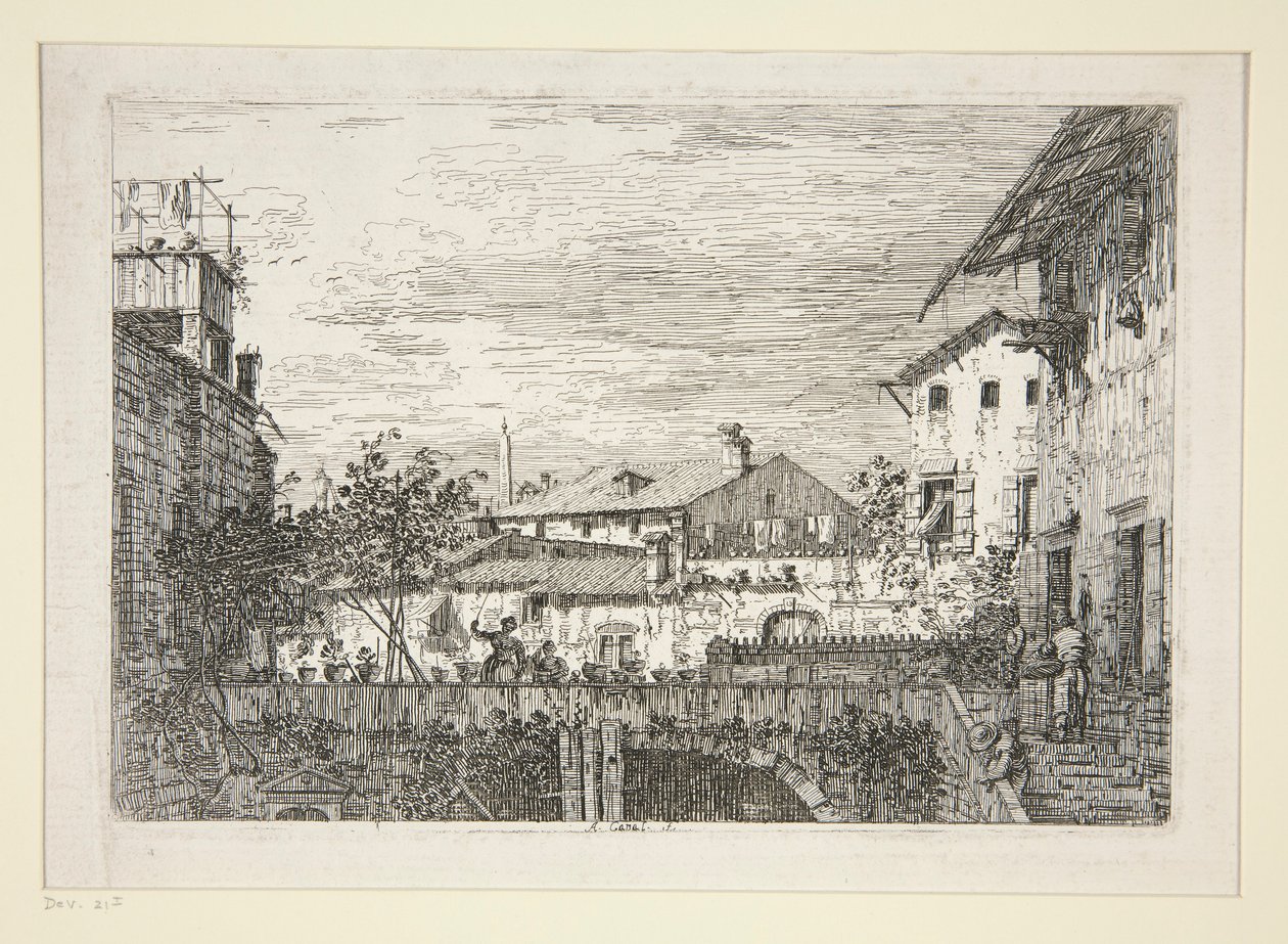 La Terrazza, dalla serie Vedute da Canaletto (Giovanni Antonio Canal)