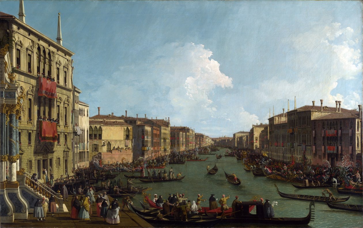 Una Regata sul Canal Grande da Canaletto