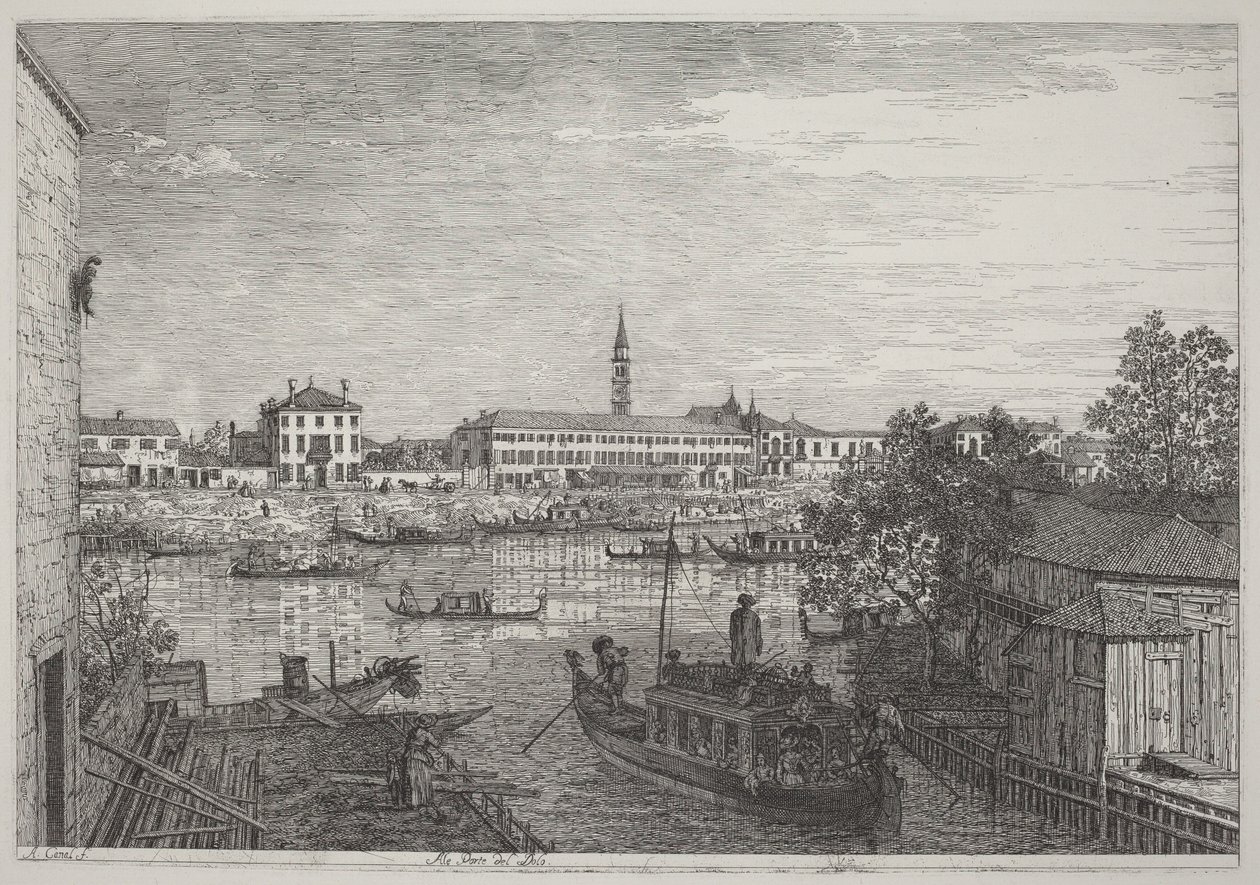 Alle Porte del Dolo da Canaletto