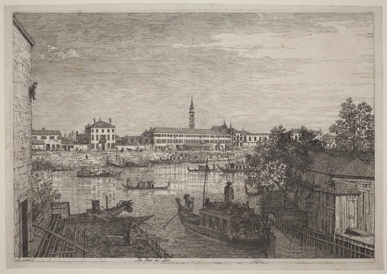 Alle Porte del Dolo da Canaletto