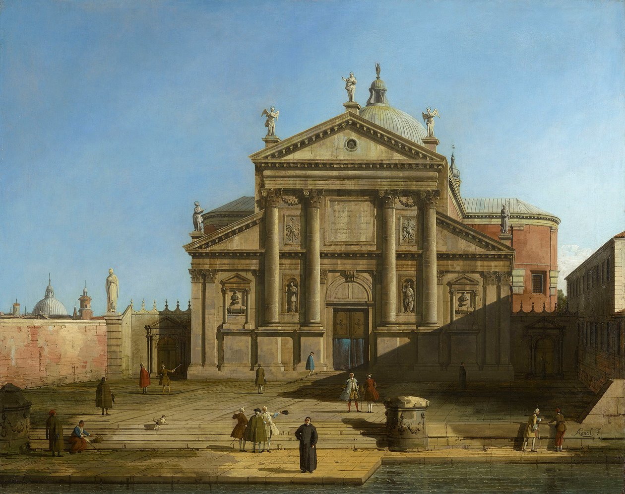 Canaletto - San Giorgio Maggiore in a Capriccio Setting c.1744 da Canaletto