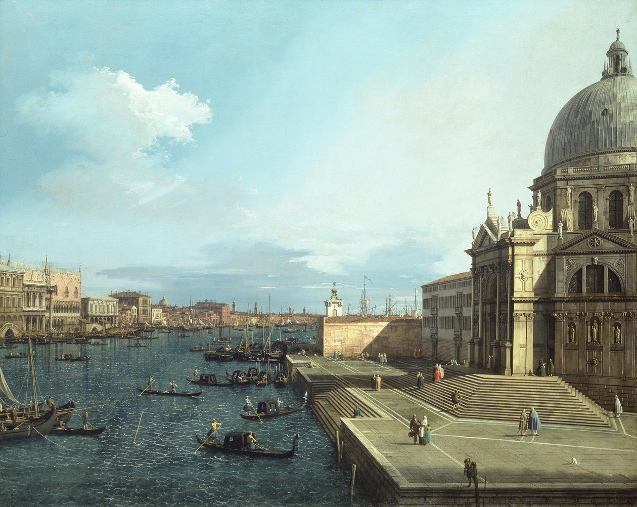 Canaletto - Santa Maria della Salute, 1738-42 da Canaletto