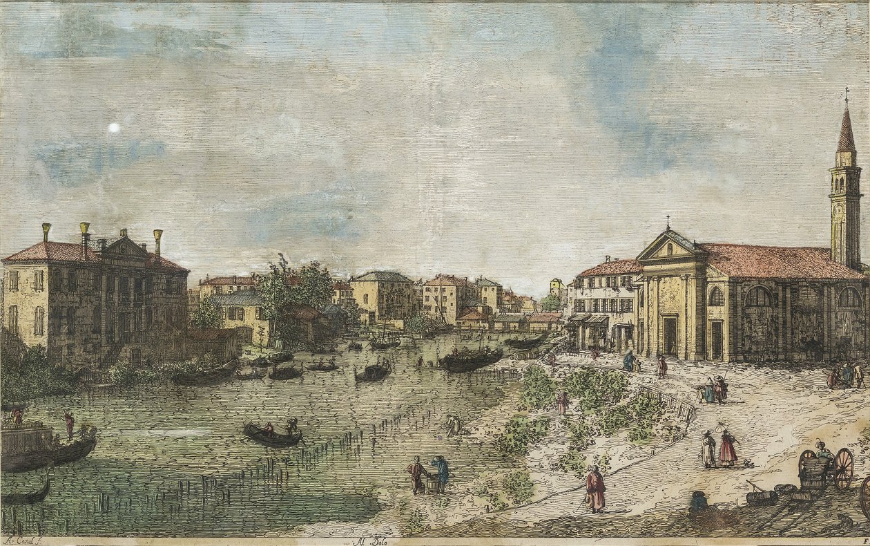 Canaletto Al Dolo colorized da Canaletto