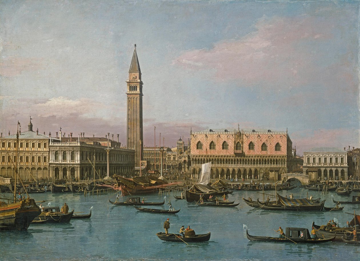 La Piazzetta e il Bacino di San Marco da Canaletto