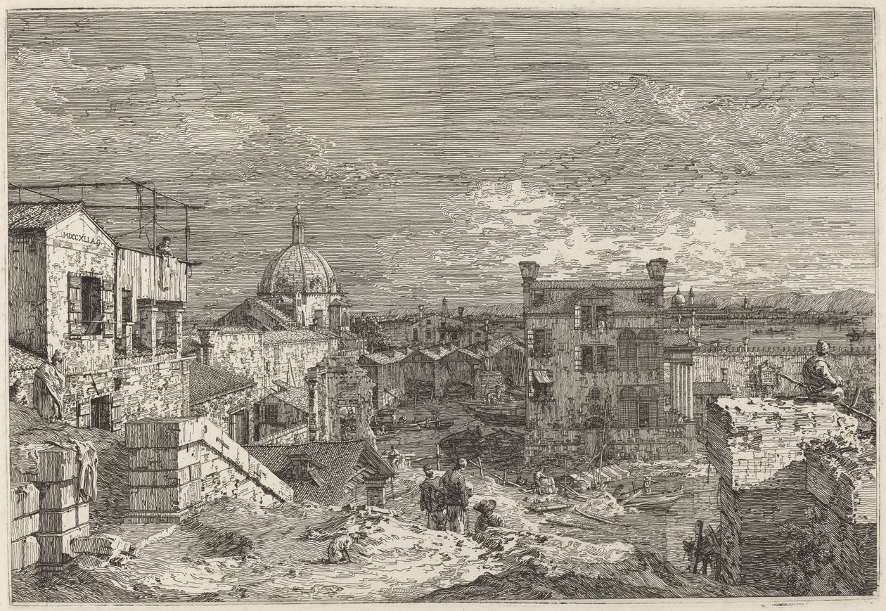 Veduta immaginaria di Venezia, 1741 da Canaletto