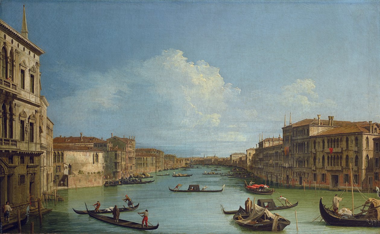 Italian: Il Canal Grande da Ca